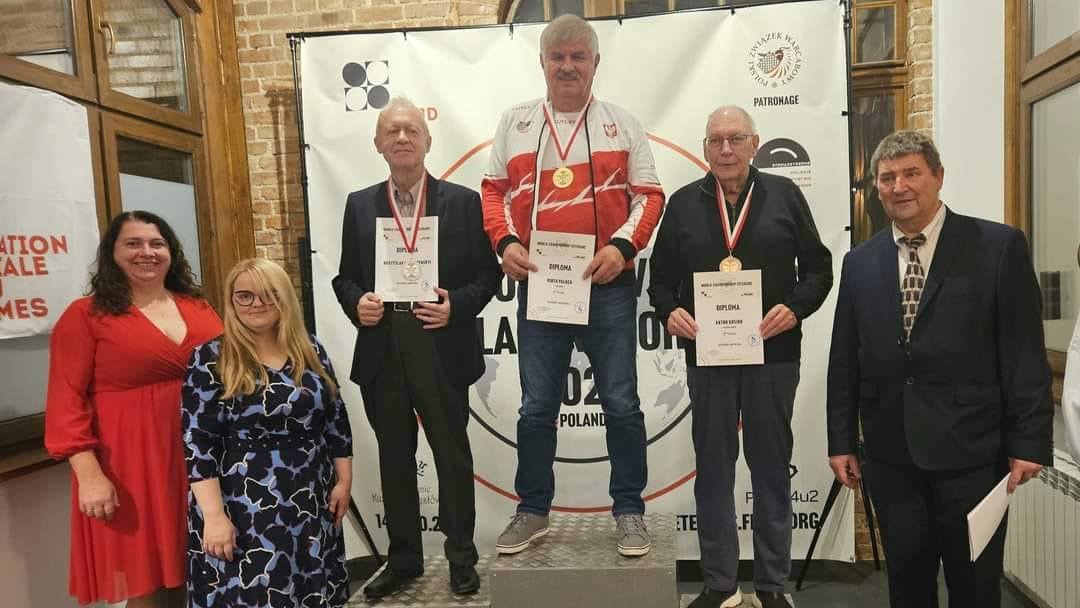 Дві медалі киянина на чемпіонаті світу з шашок-100 серед ветеранів