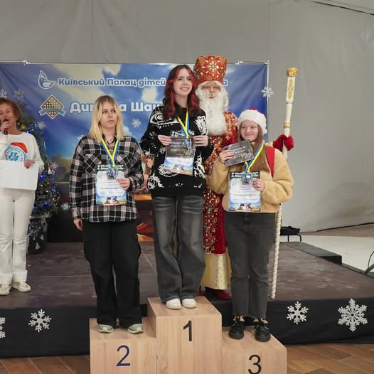 Дитяча шашкова ліга. 2025 рік. Четвертий етап. Призери. Категорія G17