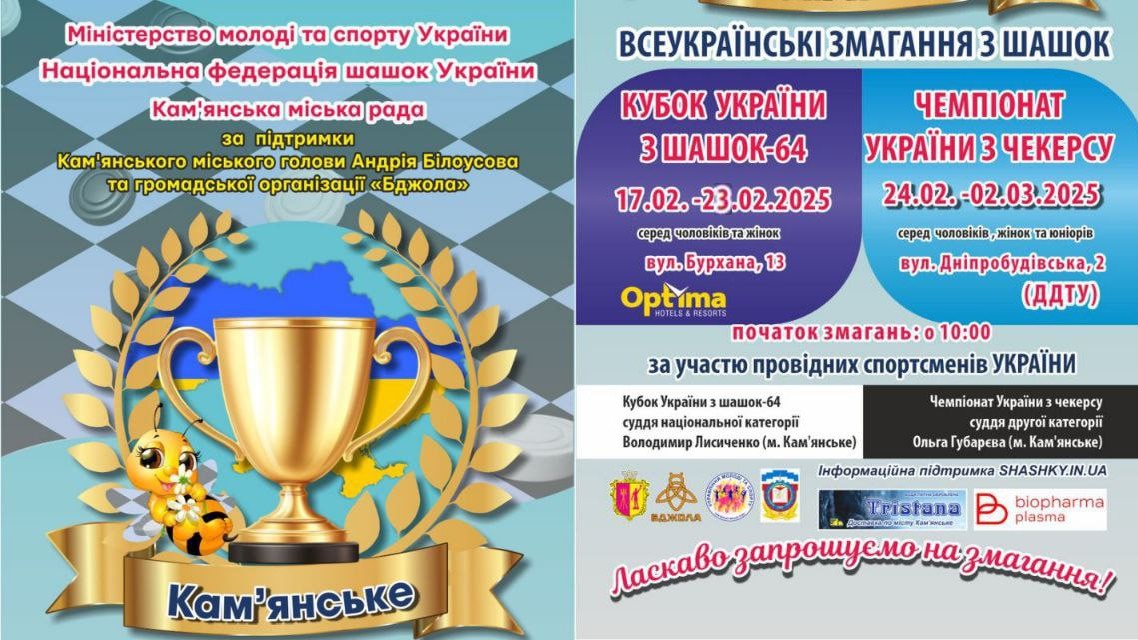 Чемпіонат України – 2025 з чекерсу