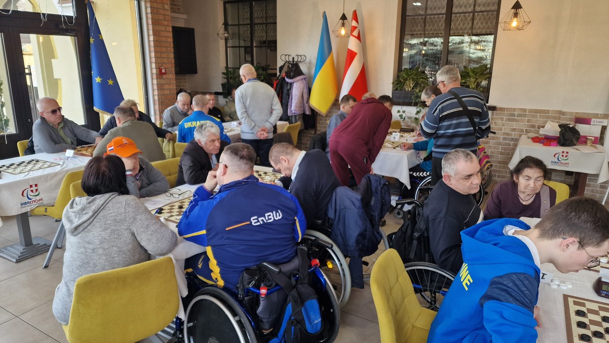 У Ковелі стартував чемпіонат України – 2025 з шашок-64 серед осіб з ураженнями ОРА