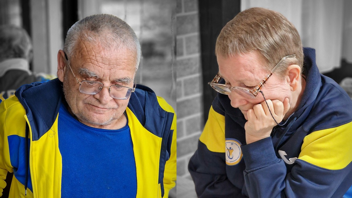 Людмила Ведерко та Дмитро Мариненко – чемпіони України – 2025 з шашок-64 (класична гра) серед осіб з ураженнями ОРА