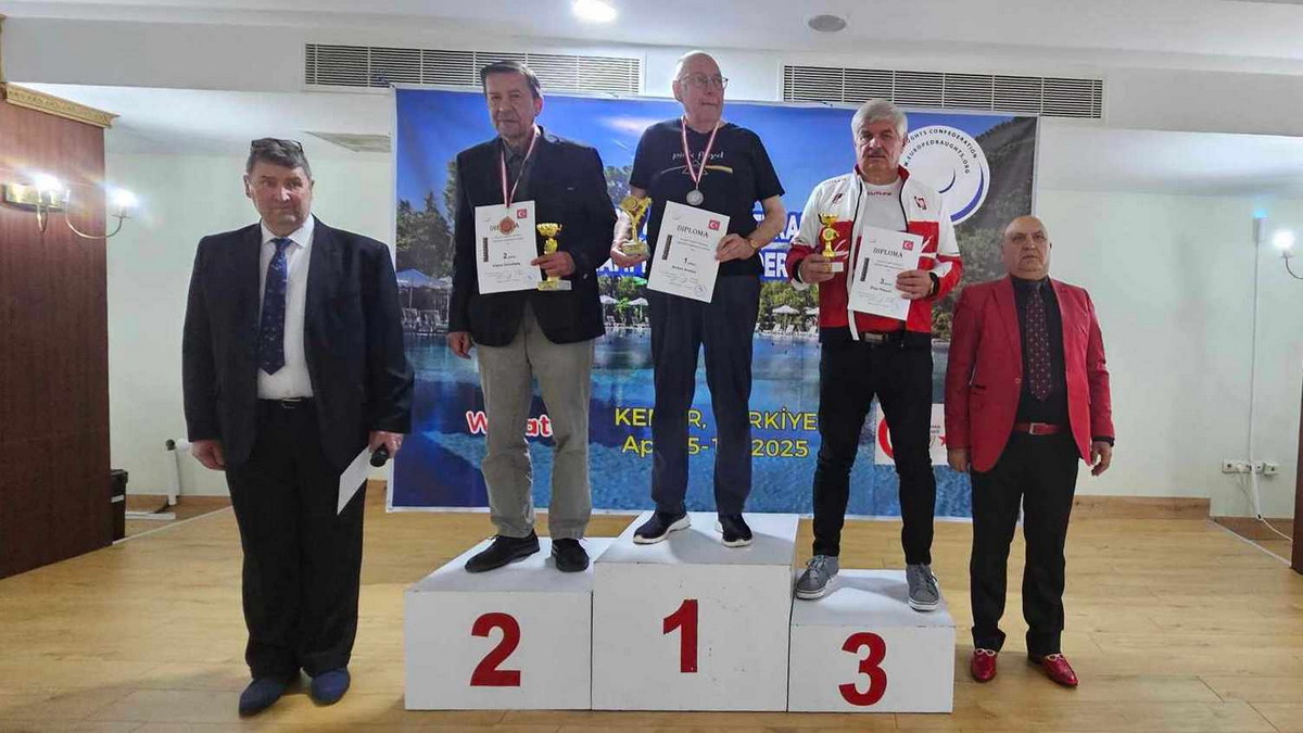 Український шашкіст став призером Чемпіонату Європи – 2025 серед ветеранів