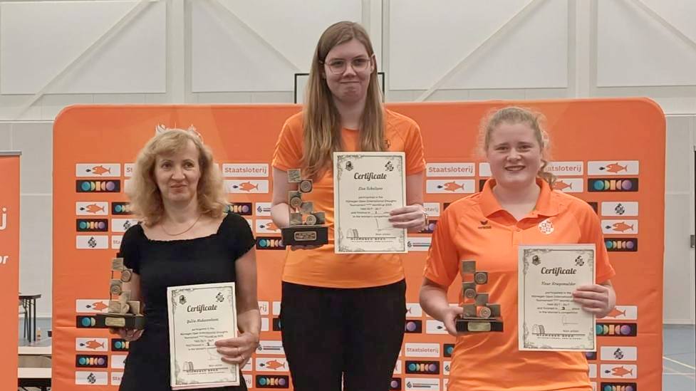 Українка Юлія Макаренкова виборола срібло на етапі Кубку світу з шашок-100 Nijmegen Open – 2025